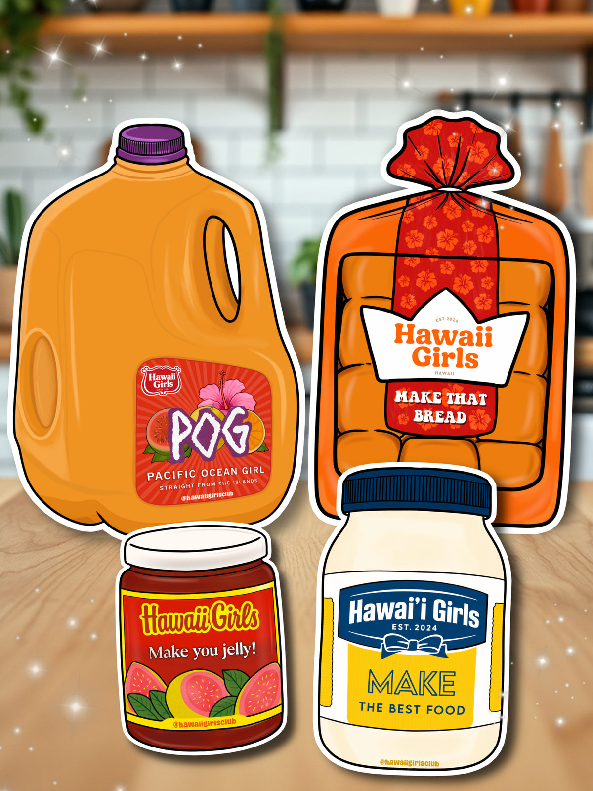 Grocery Girl Stickers