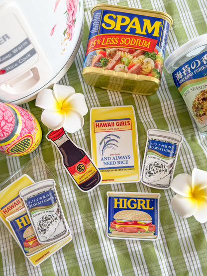 Hawaiʻi Girls Breakfast Sticker Pack