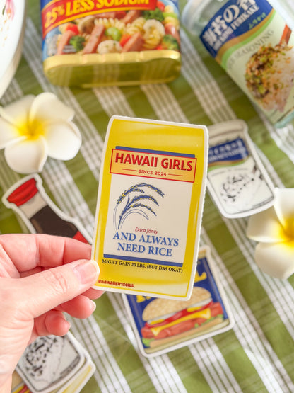 Hawaiʻi Girls Breakfast Sticker Pack