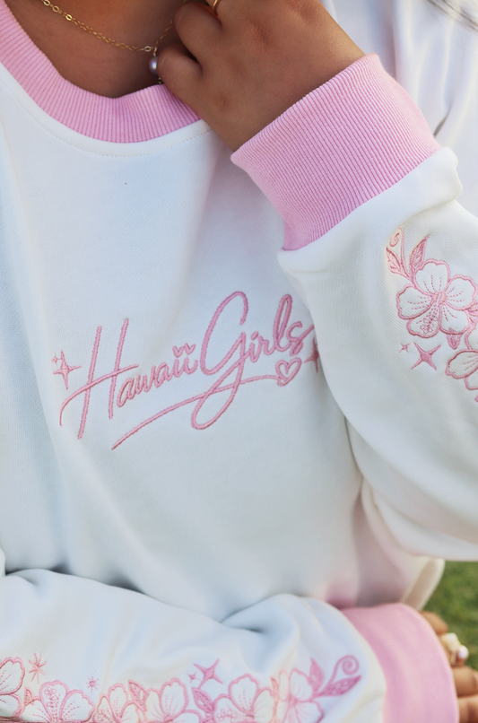 Hibiscus Girl Sweatshirt